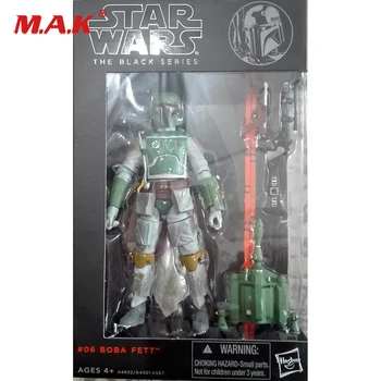 Box packing Star wars the Black Series THE FORCE AWAKENS BLACK SERIES 6 INCH Pobaffite FIGURE 6 Boba Fett Gift Toys Box packing Star wars the Black Series THE FORCE AWAKENS BLACK SERIES 6 INCH Pobaffite FIGURE 6 Boba Fett Gift Toys