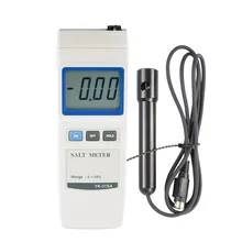 Горячая Высокоточный цифровой измеритель соли 0-10% температура веса соли 0-50C анализатор солености метр соли логометр