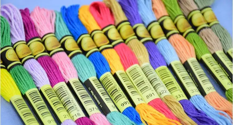 

cxc higher two lables 447 Colors Available Embroidery / Cross Stitch Floss Yarn Thread Mix Colors Or Choose Your needed colors