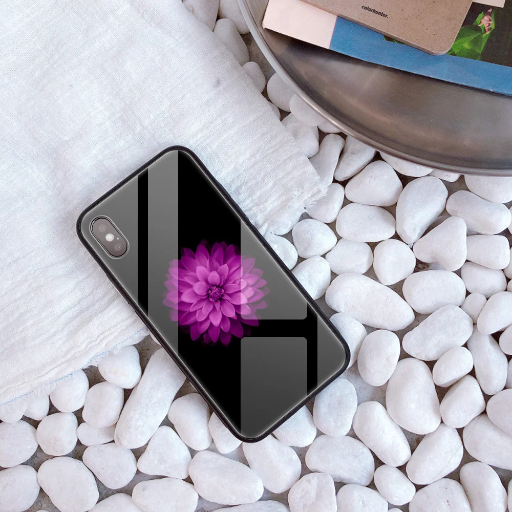 Обои DIY чехол для телефона для iPhone 8 6s 7X6 Plus на заказ Чехол DIY закаленное стекло чехол для телефона для iPhone X XR XS MAX чехол - Цвет: 20238