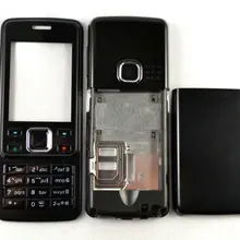 Новая металлическая клавиатура для Nokia 6300 черная серебристая