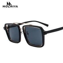 Негабаритные Мужские квадратные солнцезащитные очки бренда класса «Люкс» женские солнцезащитные очки мужские солнцезащитные очки de sol женские солнцезащитные очки оптика рамка