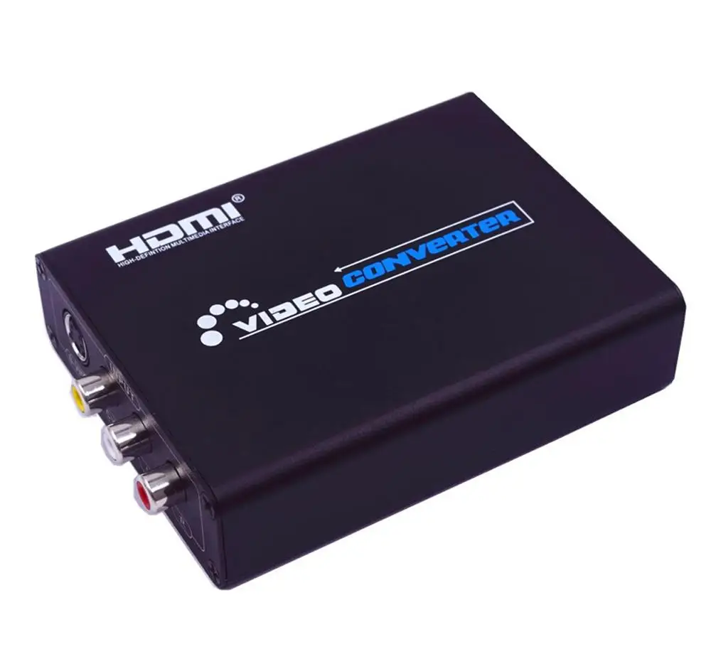 Конвертер Luiizans AV + S Video в HDMI 3RCA CVBS композитный и R/L аудиовход видео с аудиовыходом 3