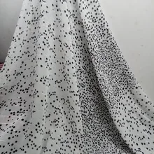 Шифоновое платье Вечерние платья из специальной шимерной полосой с принтом материал DIY летняя ткань для платья блузка шарф квалифицированный