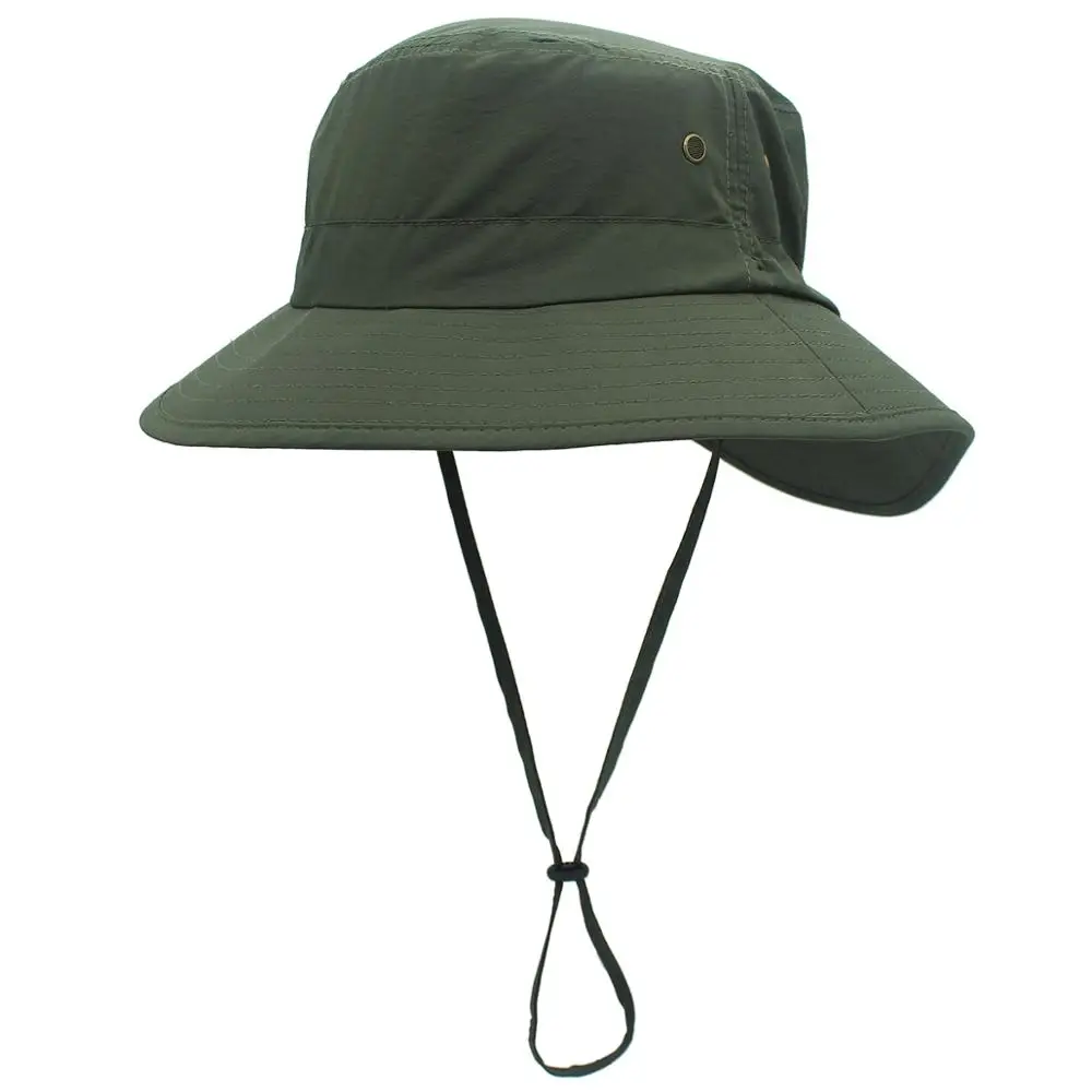 

Connectyle Mens Women Lightweight UPF 50+ Wide Brim Safari Quick Dry Sun Hat UV Protection Fishing Hat