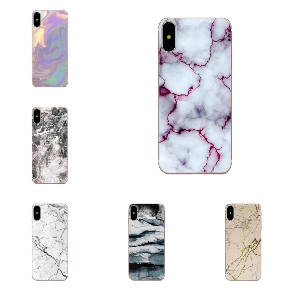 Для Xiaomi Redmi Mi Note 7 8 9 SE Pro Lite Go Play Skin Тонкий чехол из ПК для сотового телефона Pink Marble
