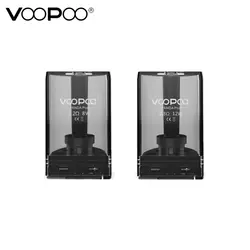 2 шт./лот оригинальный Voopoo панда пустой стручок замены картриджа Pod 1.2ohm 8 Вт/0.8ohm 12 Вт электронных сигарет Voopoo панда 2 мл/5 мл pod