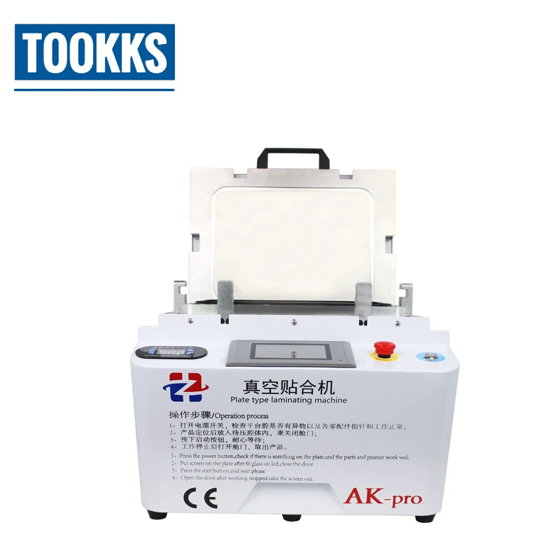  12 inch Automatic LCD OCA Vacuum Laminating Machine Bubble Remover Can do iPhone Glass With Frame L