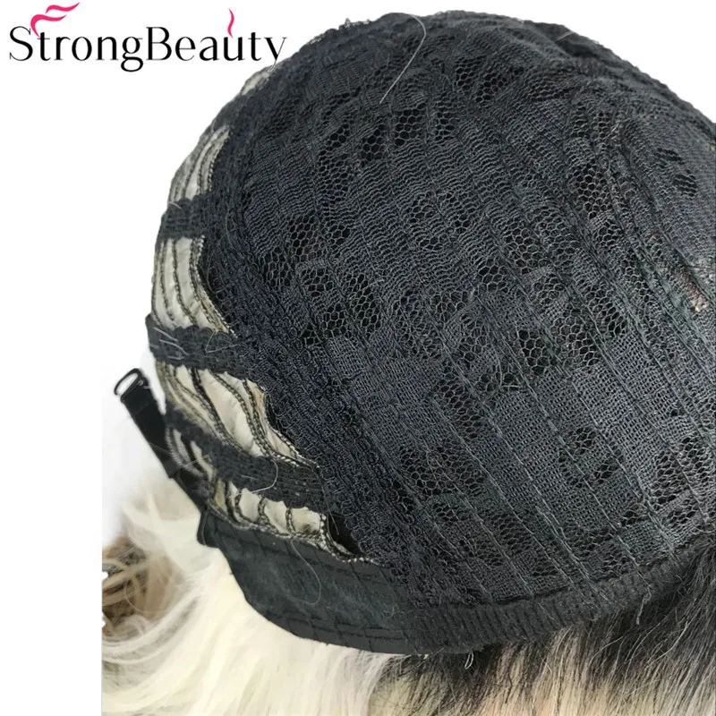 2085 long natural wave wigs white brown ombre women wig (5)