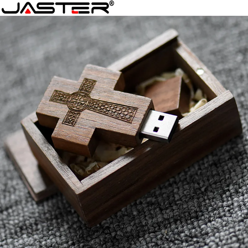 JASTER модный, перекрестная рамка, USB+ нажимная коробка, USB флеш-накопитель, USB 2,0, 4 ГБ, 8 ГБ, 16 ГБ, 32 ГБ, 64 ГБ, 128 ГБ, USB диск памяти