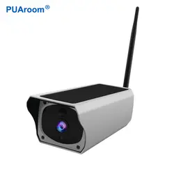 PUAroom 1080 P Солнечный камеры для наружного 2MP беспроводного видеонаблюдения Wi-Fi ip-камера для охранных