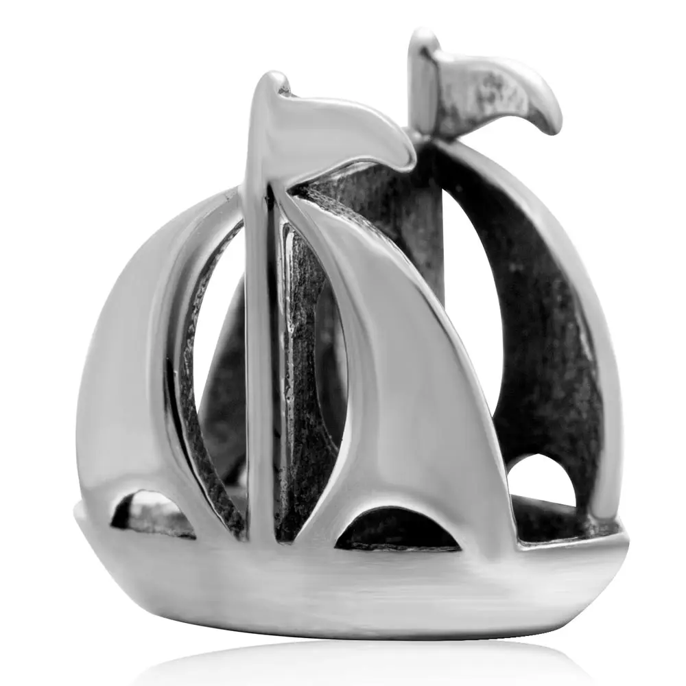 Aliexpress.com : Buy 925 Sterling Silver sailing boat Bead ...