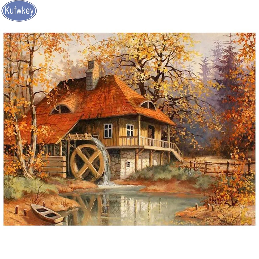 

5D Diy Diamond Painting autumn landscapes,Stitch Cross,full Diamond Embroidery mazayka Diamond Mosaic Stickers Home Decoration