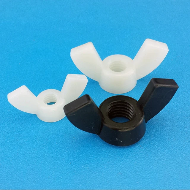 M4 M5 M6 M8 M10 M12 DIN315 Nylon Wing Nut /Hand Twist Nut/thumb nut