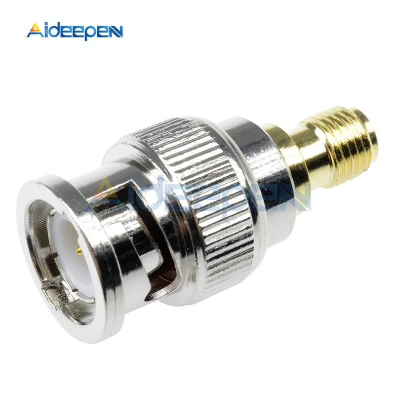 RF Coax Coaxial SMA Male Plug to BNC Female M//F Connector Radio Antenna Adapter