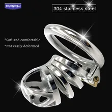 FRRK Male Chastity cage Devices Stainless Steel Cock Cage For Men Metal Chastity Belt Penis Ring Cock Lock Bondage Sex Toys FRRK Male Chastity cage Devices Stainless Steel Cock Cage For Men Metal Chastity Belt Penis Ring Cock Lock Bondage Sex Toys