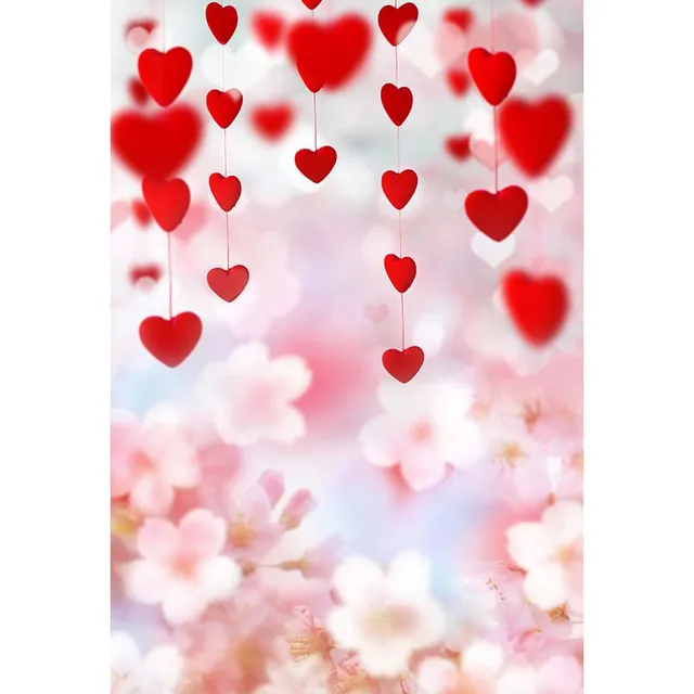 customize love 3 d red heart shape photo studio backgrounds for baby love background