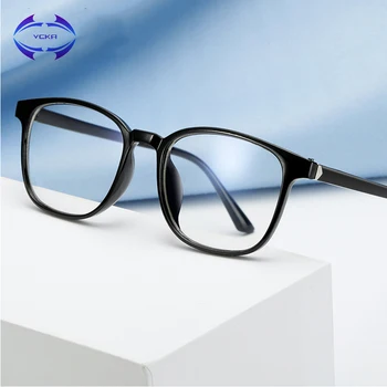 

VCKA Women Blue Light Blocking Spectacles Men Anti Eyestrain Decorative Glasses Light Computer Radiation Protection Eyewear