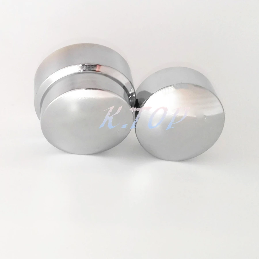 New Motorcycle Chrome Rear Axle Nut Covers For Harley Softail Models