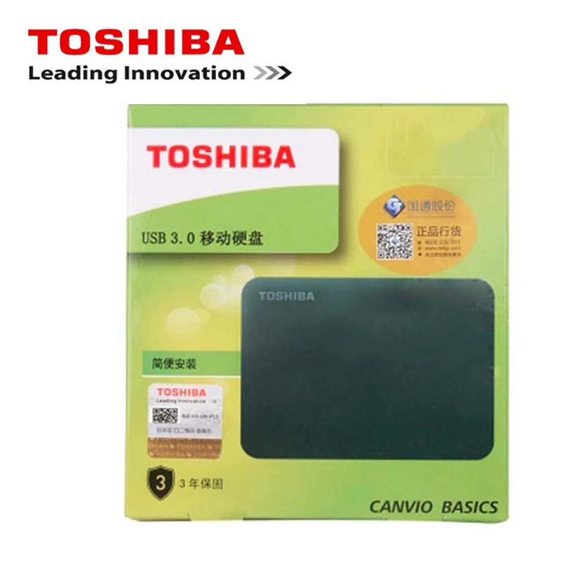 Оригинальный внешний жесткий диск Toshiba 1 ТБ 500 Гб 2 5 дюйма USB 3 0 5400 об/мин для
