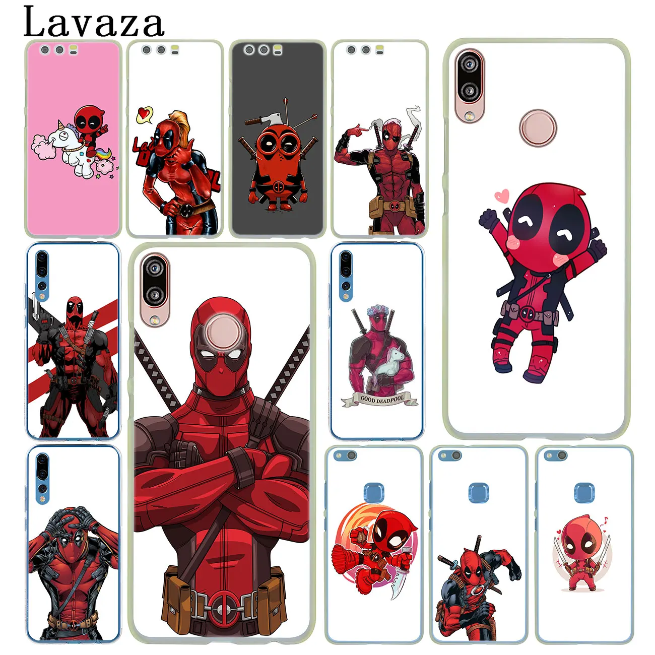 

Lavaza Marvel Comics Deadpool cool Cover Case for Huawei Y6 Y7 Prime Y5 Y9 2018 2017 Honor play 10 8C 8X 8 9 Lite 7C 7X 7A Pro
