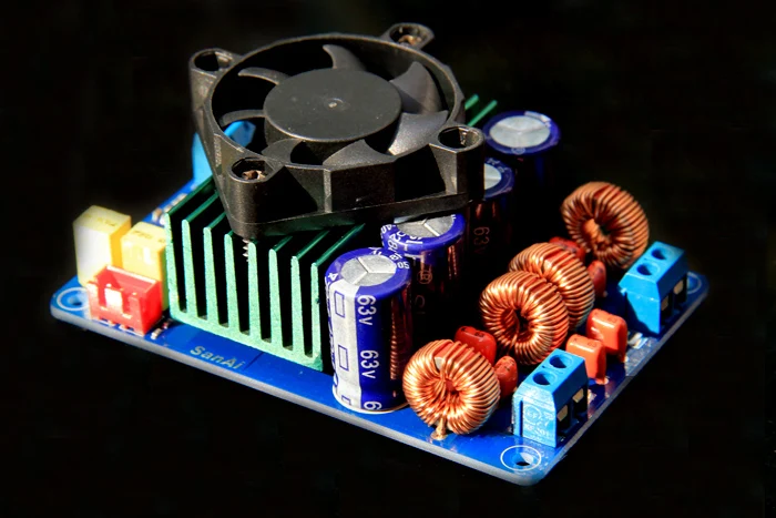DC 30 V-с алюминиевой крышкой, 50В 170 W+ 170 W TC2001+ STA516 Hi-Fi стерео T цифровой усилитель платы 90x60x38 мм
