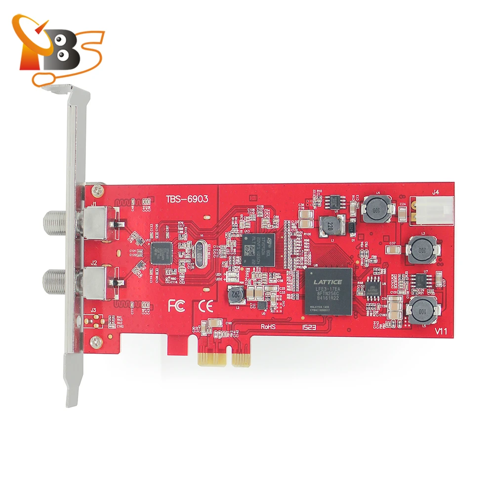 TBS6903 совместим с EUMETCast Professional DVB S2 тюнер PCIe Card поддерживает CCM ACM VCM мультивходной
