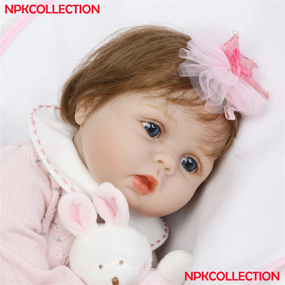 

Bebes Reborn Dolls 22inch 55cm soft silicone reborn baby dolls newborn girl baby alive doll toys for child gift boneca reborn