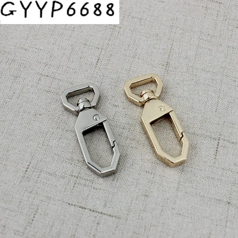 

10pcs 50pcs practical trigger snap hooks Hardware Accessories metal handbags purses trigger snap purse hook Chrome