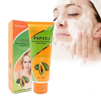 

Papaya Facial Wash Cleanser Whitening Moisturizing Facial Wash Gentle Cleansing Skin Care Washing Product