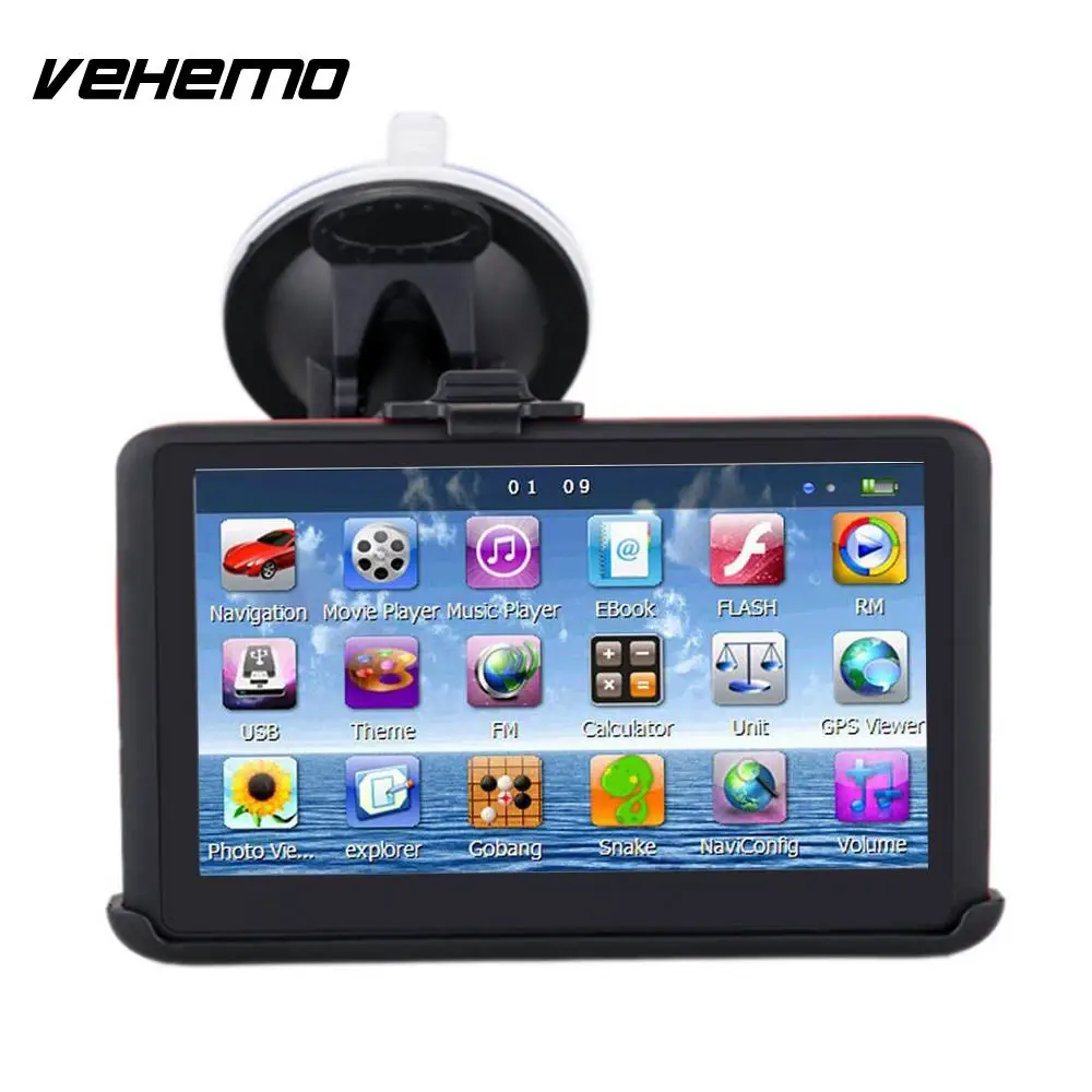 

Bluetooth MP4 Digital Car Navigator Portable Recorder Vehicle GPS Navigator Multifunctional Lens GPS Navigator Map