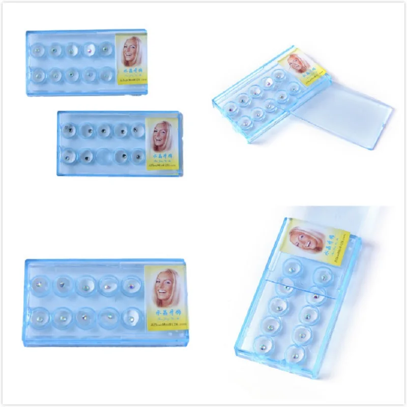 

4 Color Beauty Dental Crystal Tooth Ornaments Tooth Gems Teeth Jewelry Gem 10 pcs/box