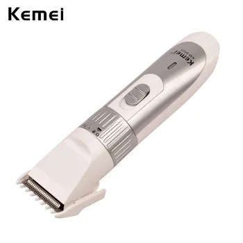 

Kemei 110-240V Rechargeable Electric Hair Clipper Hair Trimmer Stainless Steel Blade Mustache Cutting Machine Shaver for Men X32