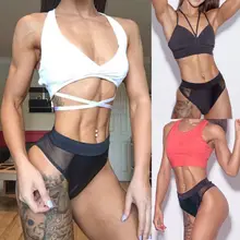 ITFABS новые сетчатые Йога шорты сексуальные Для женщин летние спортивные шорты Лето Запуск Фитнес Traingle Йога Короткие штаны брюки