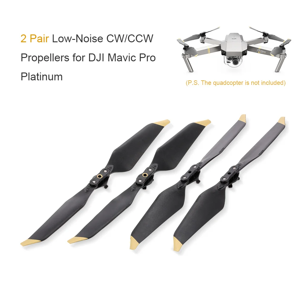 2 пары 8331 малошумные быстросъемные CW/CCW пропеллеры для DJI Mavic Pro Platinum пропеллеры оригинальные аксессуары для радиоуправления