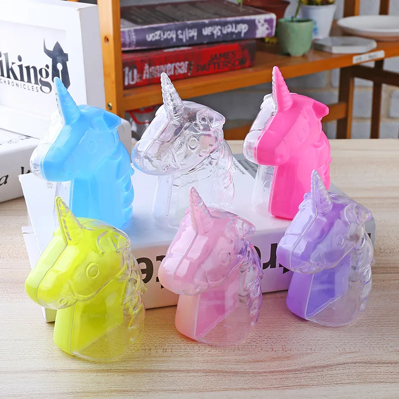 

12pcs Plastic Unicorn Shaped Cany Treat Chocolate Box Kids Unicorn Birthday Party Goodie Bag Fillers Baby Shower Decorations