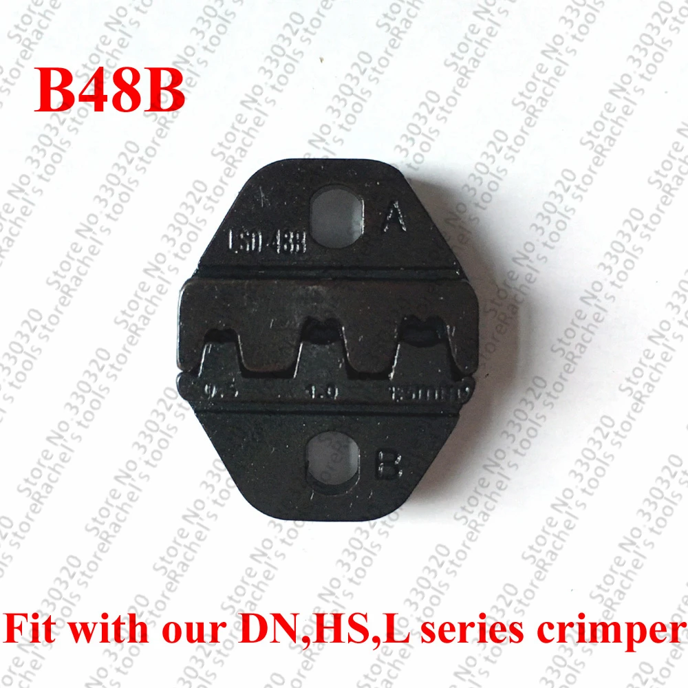 

B48B crimping dies jaws set for open barrel terminals and connectors