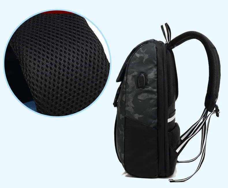POSO бренд камуфляж рюкзак сумка для ноутбука 15, 15,", Чехол для Macbook 15,4", Compute 14,1, Прямая PS05