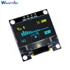 0.96 pouce IIC Série Jaune Bleu OLED Module D'affichage 128X64 I2C SSD1306 12864 LCD Écran Conseil GND VCC SCL SDA 0.96 