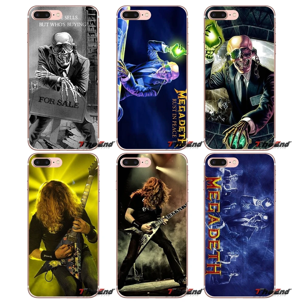 

TPU Case megadeth rust in peace Band Skull For iPhone X 4 4S 5 5S 5C SE 6 6S 7 8 Plus Samsung Galaxy J1 J3 J5 J7 A3 A5 2016 2017