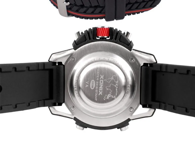 Хит! Топ мужские спортивные часы водонепроницаемые 100 м аналого-цифровые часы для гонок, бега, дайвинга наручные часы Relojes Hombre Montre Homme