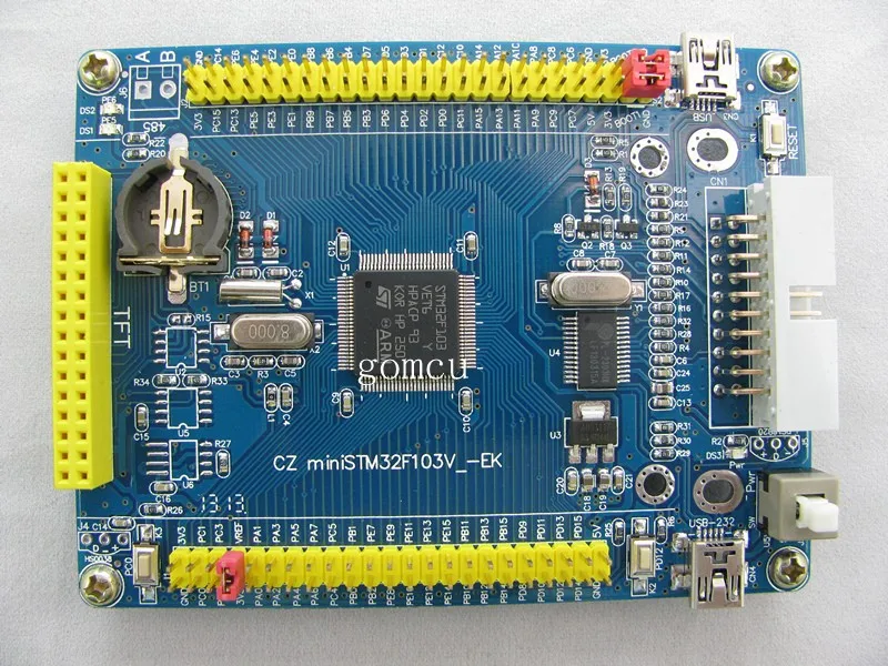 Mini STM32F103VET6 основная плата 72 МГц/512 KFlash/64 ram с батареей и USB кабелем FZ0203 Новинка и