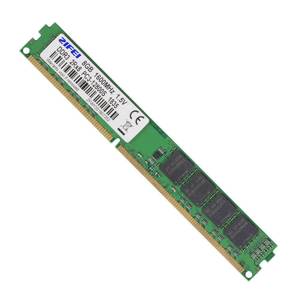 ZIFEI DDR3 RAM 16GB(8GB*2 Dual-channel) 1866 1600 1333 MHz 2Rx8 Dual module 240pin DIMM Desktop Memory with 16pcs samsung chips