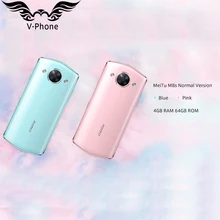 Meitu M8s 4G LTE мобильный телефон 5," 4 Гб 64 Гб MT6797X Deca Core 2,5 ГГц Android 7,1 двойная фронтальная камера 3000 мАч телефон