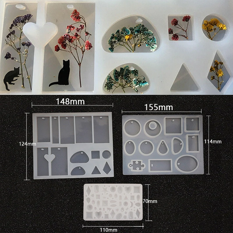 Мода кулон Скрапбукинг силиконовая форма «сделай сам» смола декоративные ремесло ювелирных изделий плесень