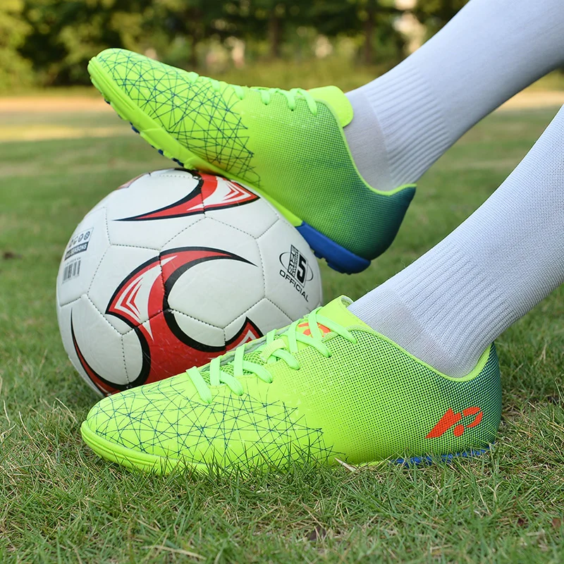 

Original Men Football Boots Cleats Training Long Spikes Kids Phantom Vison Sneaker Sport Boys Netfit Superfly Soccer Shoes