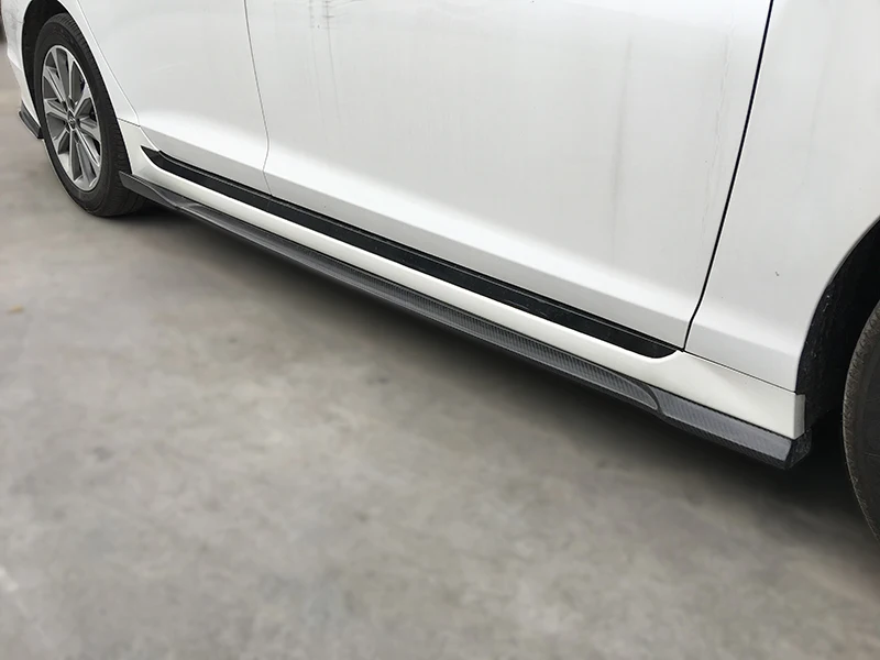 Hyundai 9th Gen Sonata LF Side skirt extension (All model) CF(11)