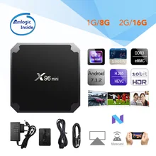 X96 mini Smart TV Box x96mini Android 7.1.2 Amlogic S905W Quad Core 2.4GHz WiFi 1G 8G/2G16G Wifi 4K HD Set-top Box Media Player