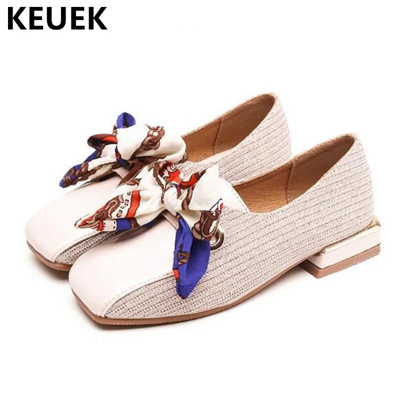 

New Spring/Autumn Loafers Children Leather Shoes Girls Princess Bowknot Soft bottom Shoes Baby Toddler Breathable Kids Flats 02