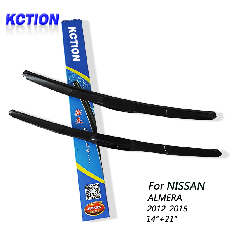 Car Windshield Wiper Blade For NISSAN ALMERA (2012 2015) ,14"+21